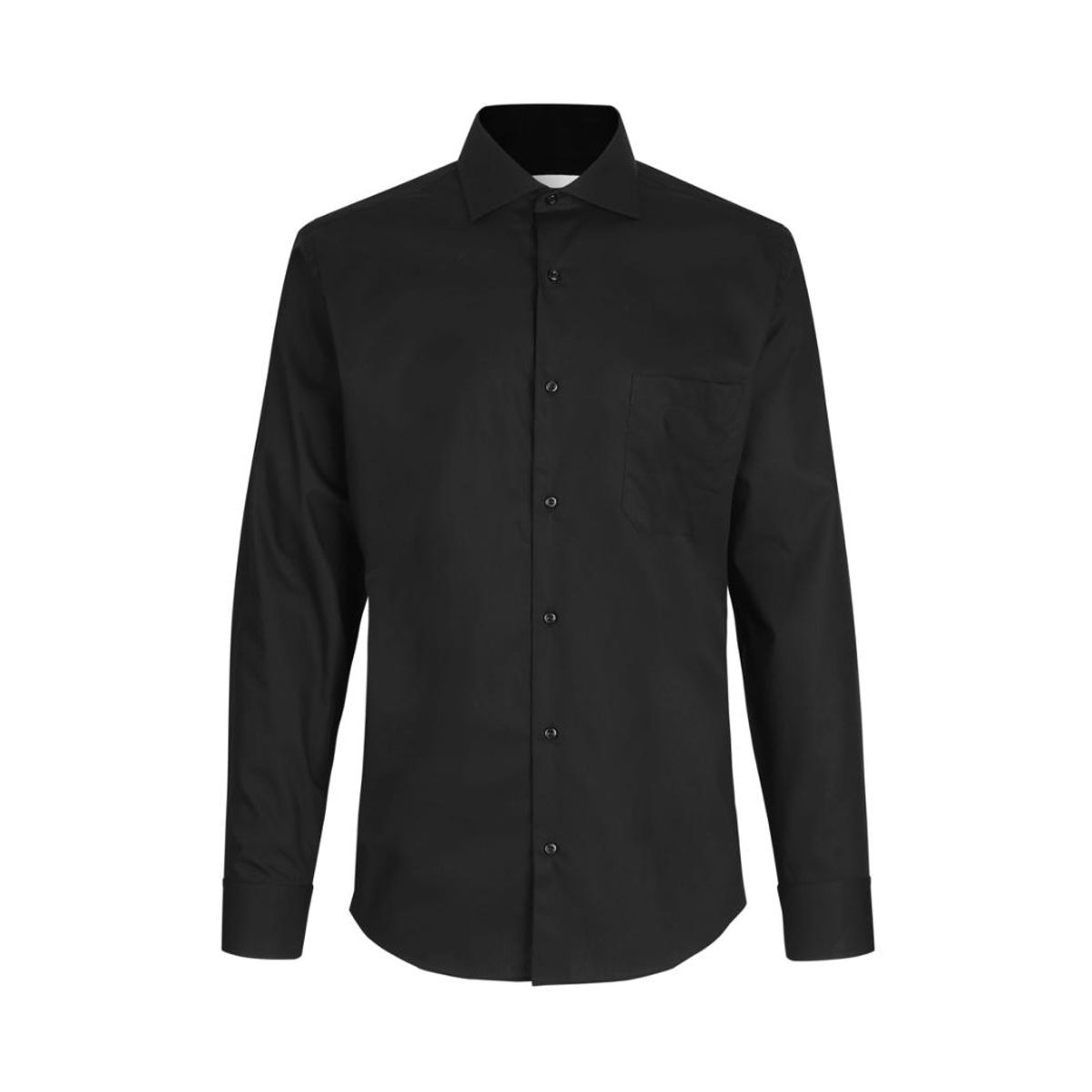 Seven Seas Skjorte Modern Fit Ss7 Black