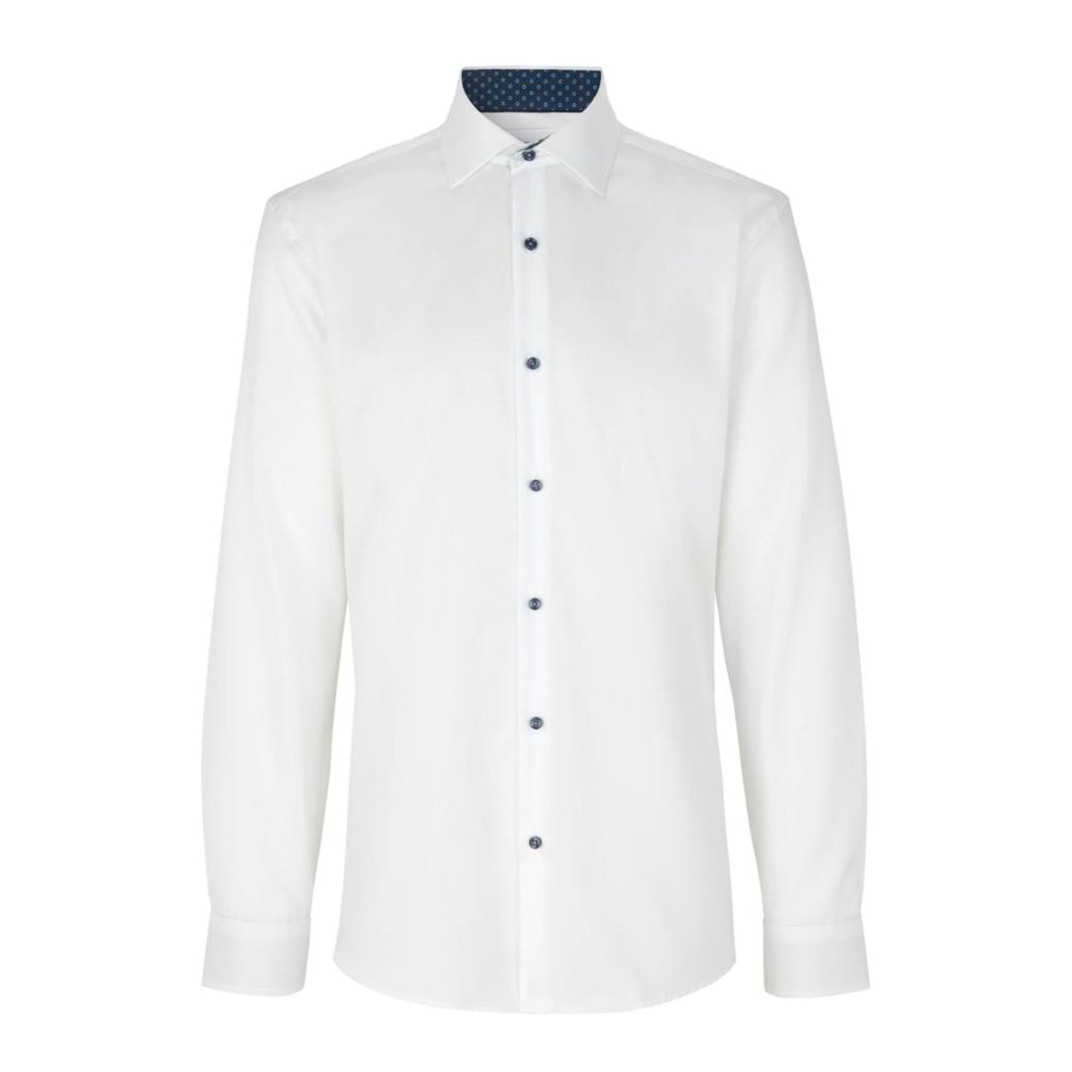 Seven Seas Skjorte Slim Fit S371 White_41/42-l