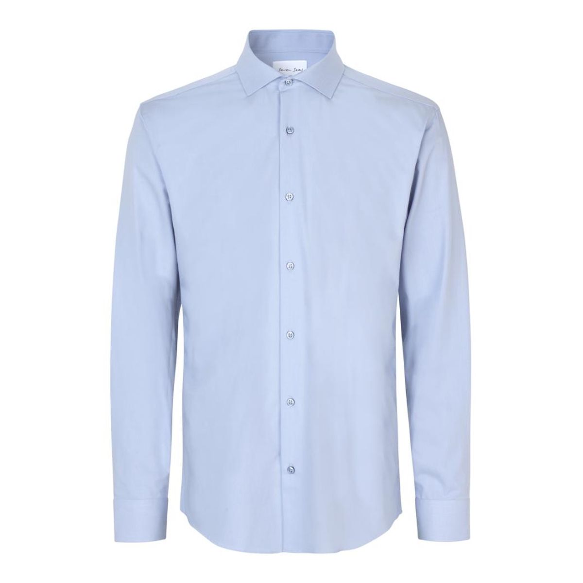 Seven Seas Hybrid Skjorte Modern Fit S50 Light Blue_41/42-l