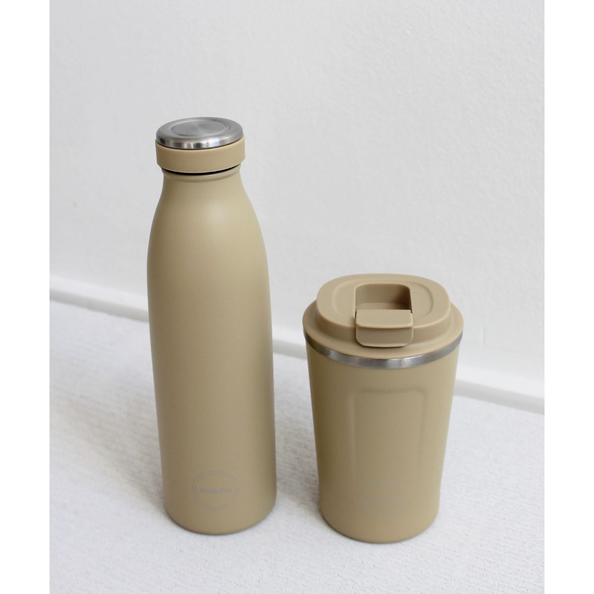 Drikkeflaske 500 ml - Dusty yellow