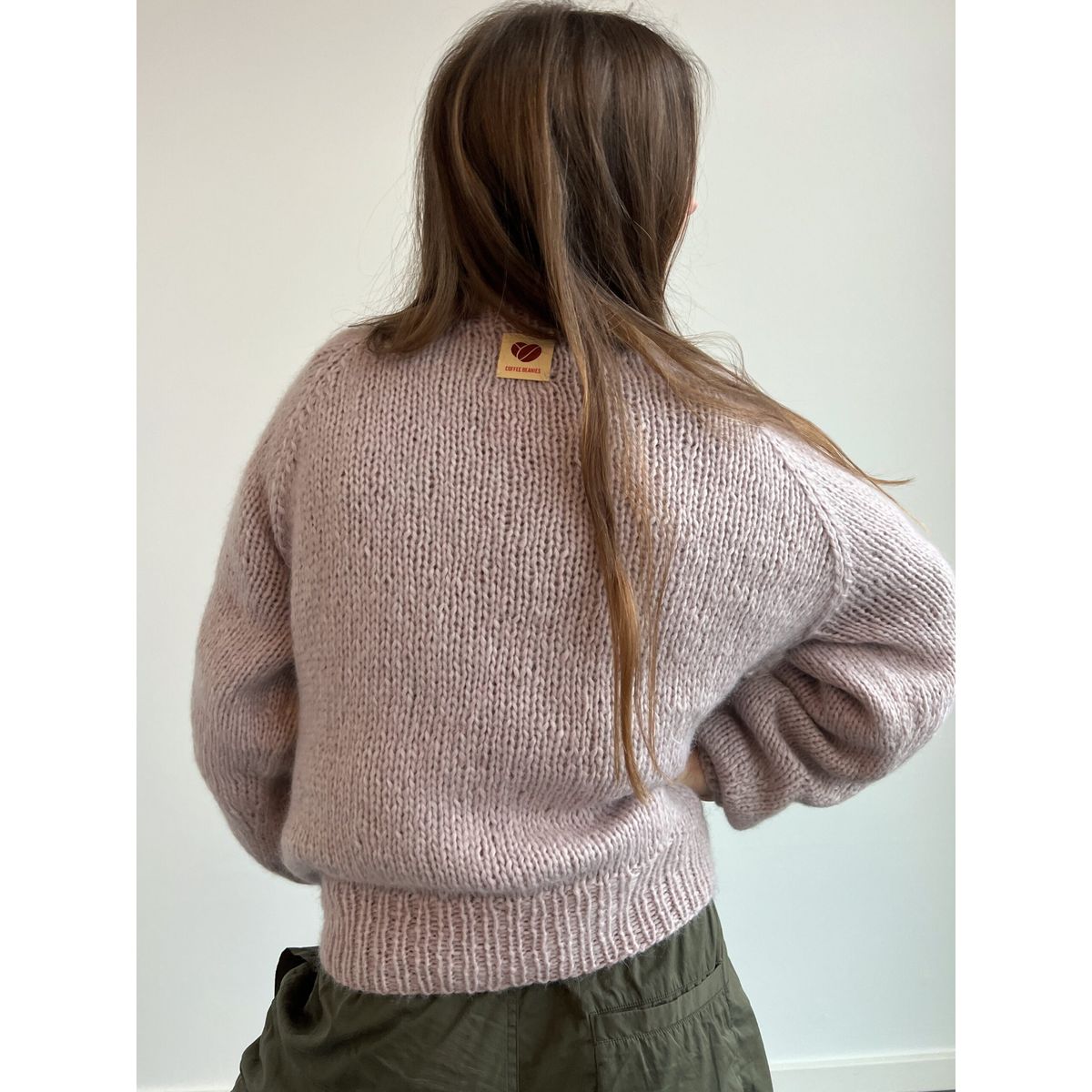 Uld/alpaca sweater - Sart rosa