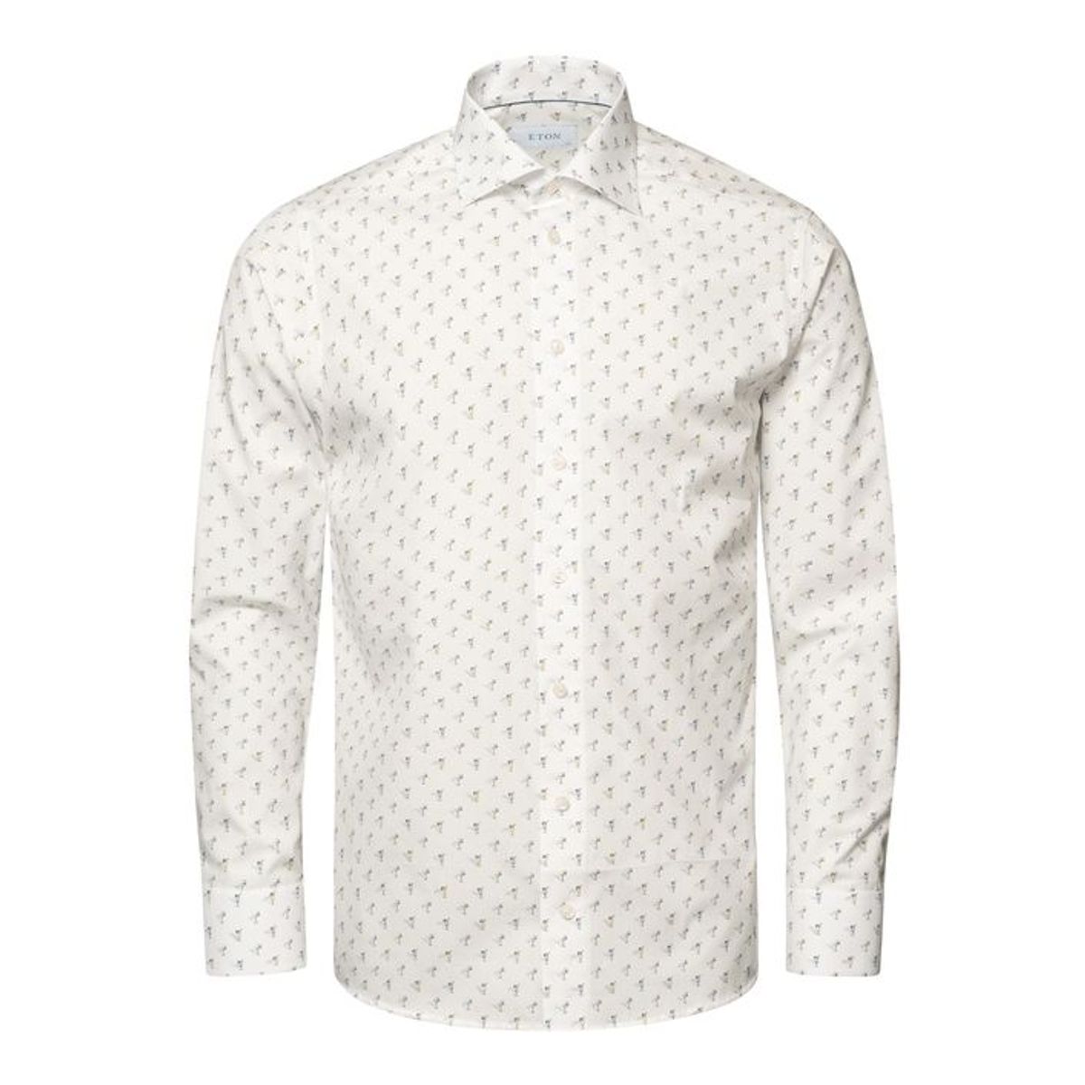 Drink Print Signature Poplin Shirt