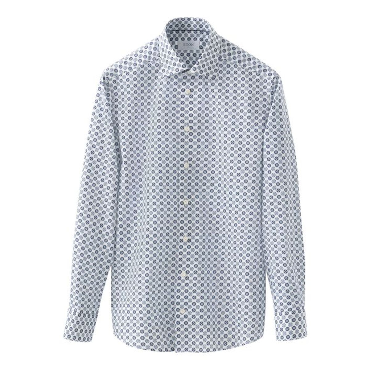 Geometric Signature Twill Shirt