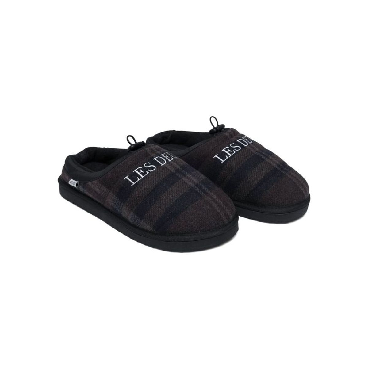 Trey Wool Check Slipper