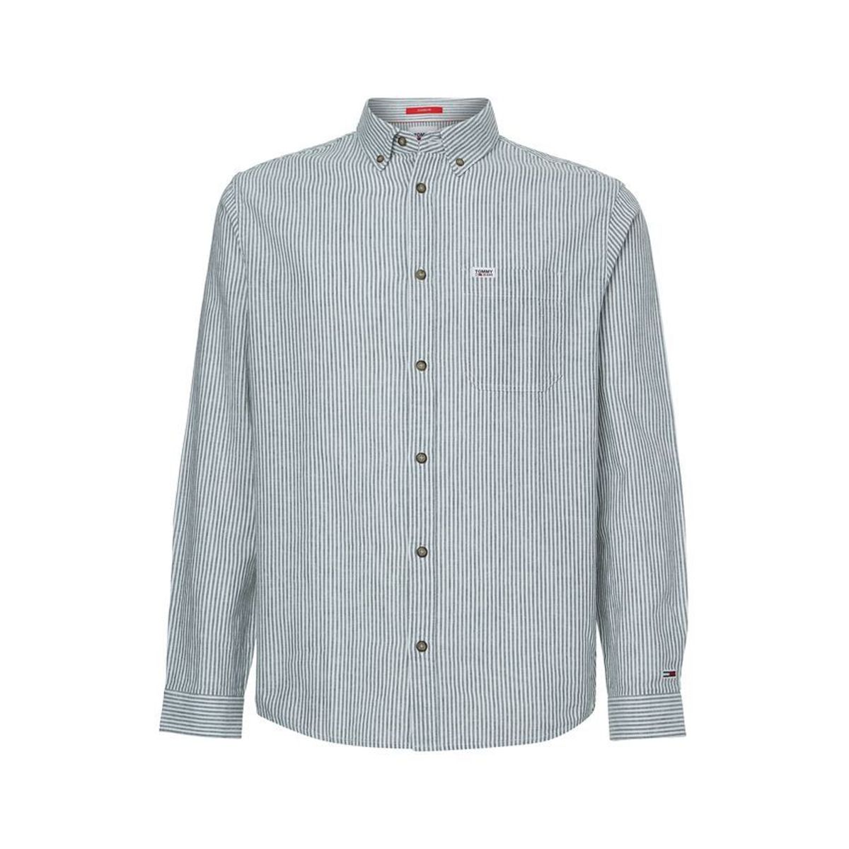 TJM STRIPED LINEN BLEND SHIRT