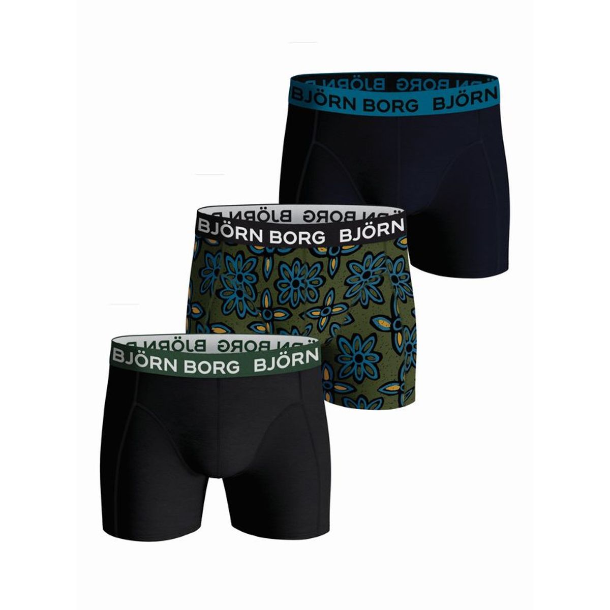 COTTON STRETCH BOXER 3p, MULTIPACK