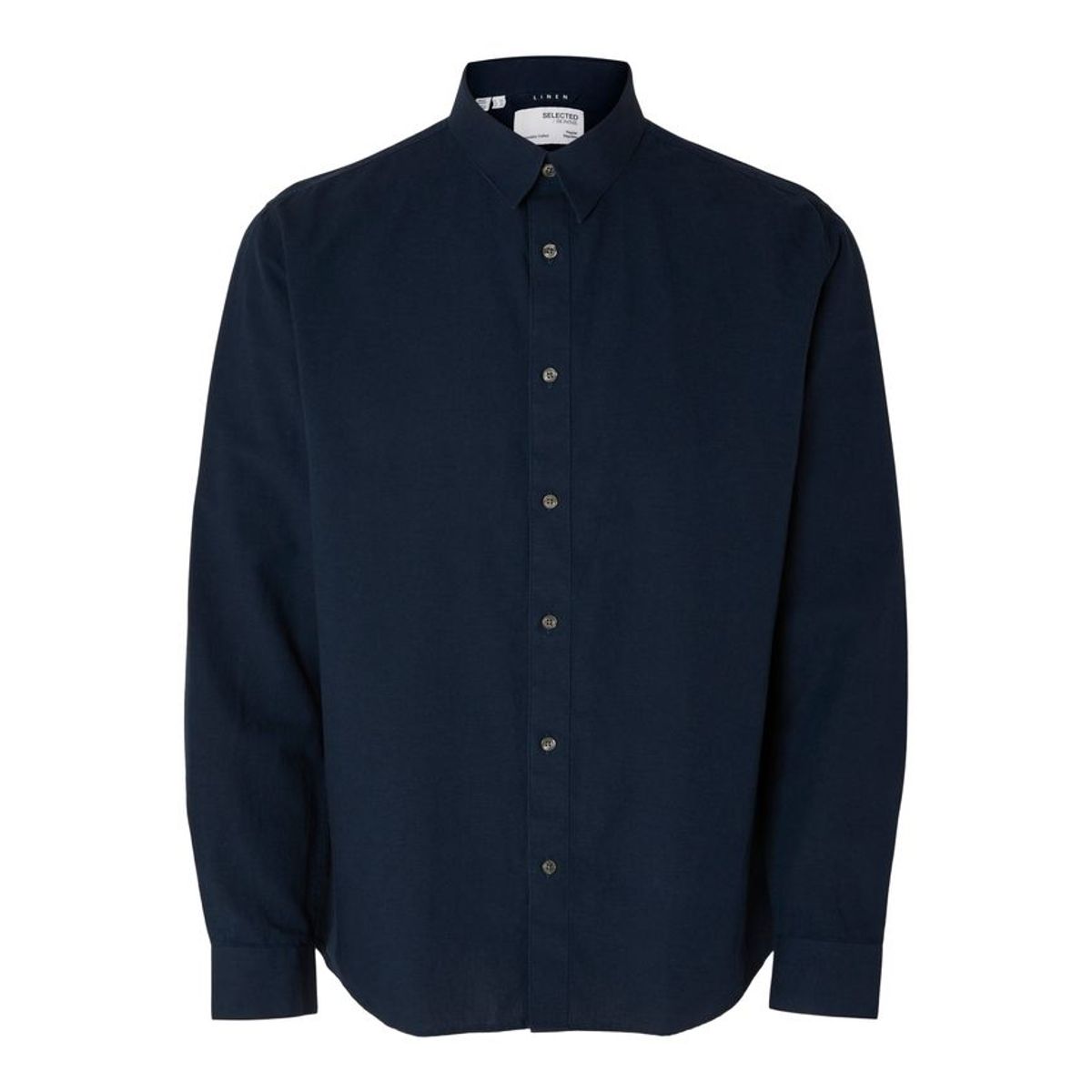 SLHREGNEW-LINEN SHIRT LS CLASSIC W