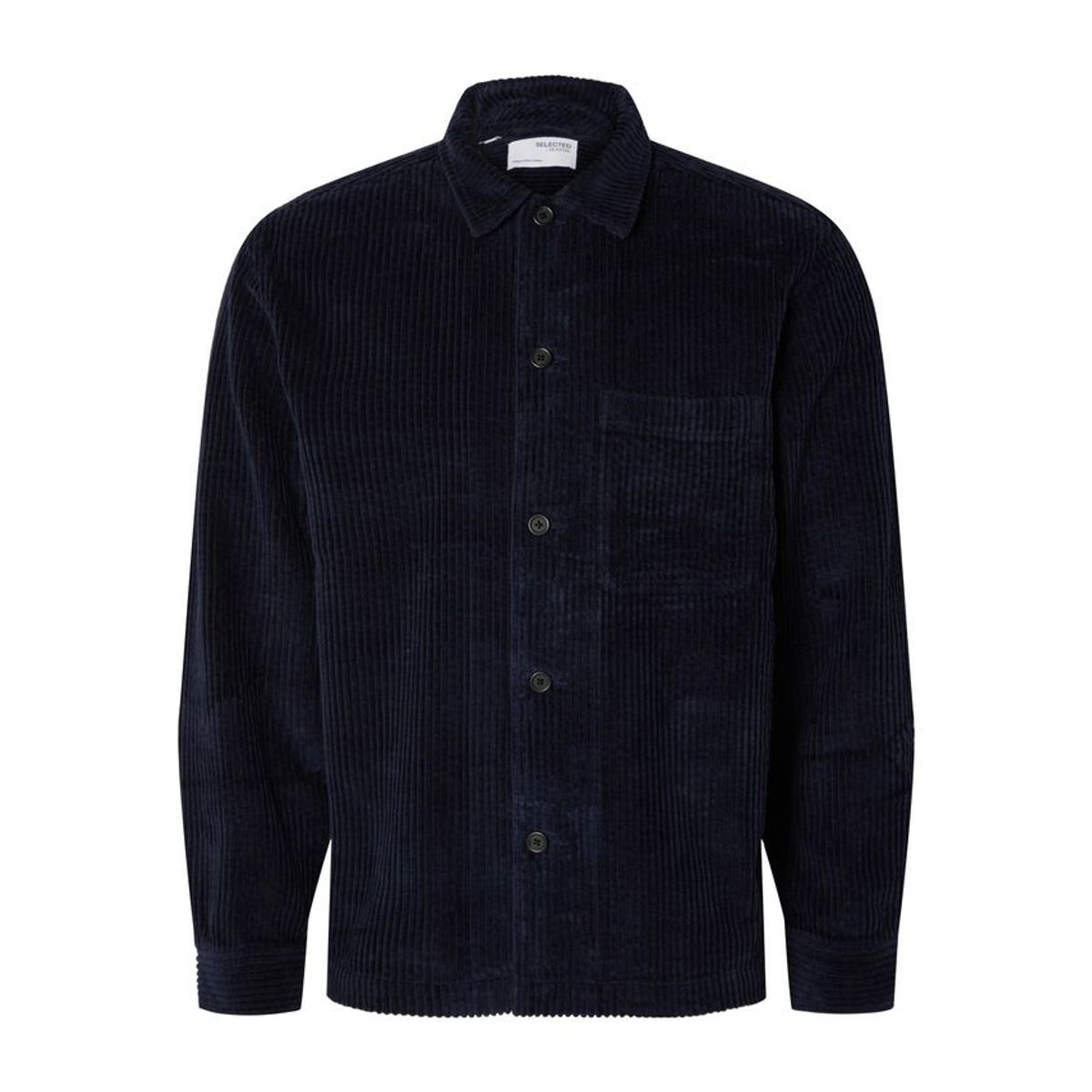 SLHLOOSEJAKE-CORD OVERSHIRT LS W