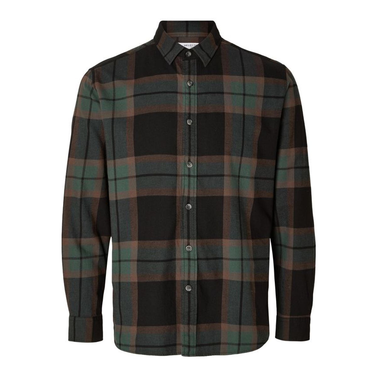 SLHREGOWEN-FLANNEL MIX SHIRT LS W