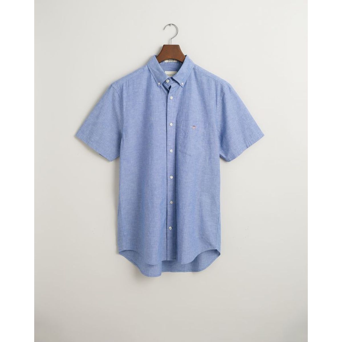 REG COTTON LINEN SS SHIRT