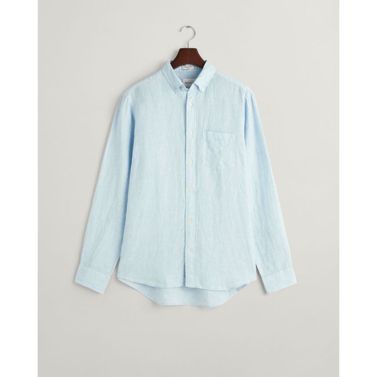 REG LINEN HOUNDSTOOTH SHIRT