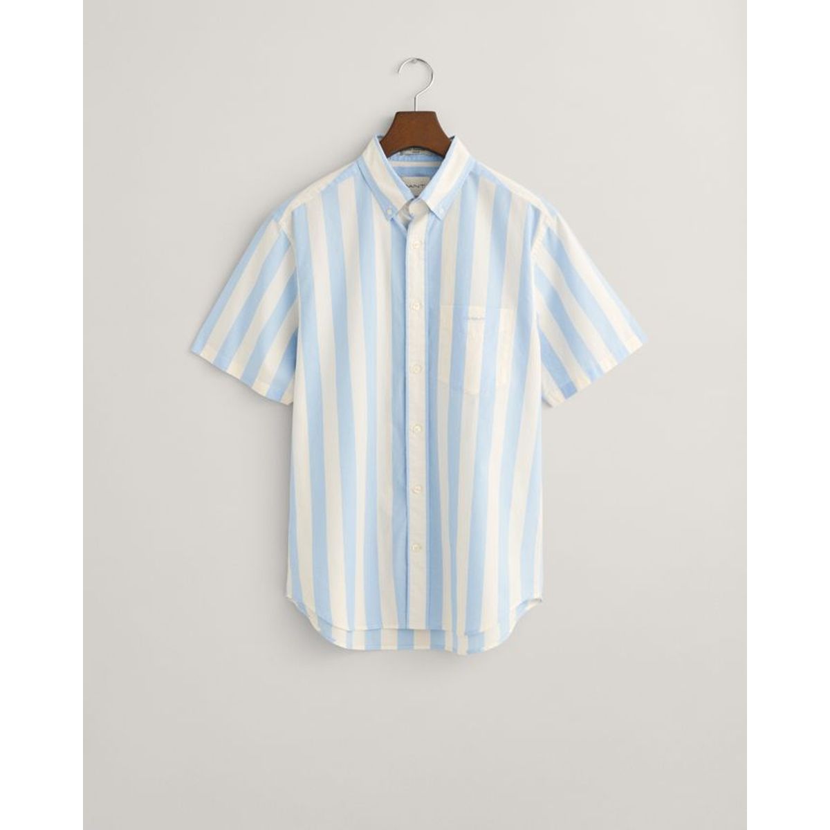 REG POPLIN PARASOL STRIPE SS SHIRT