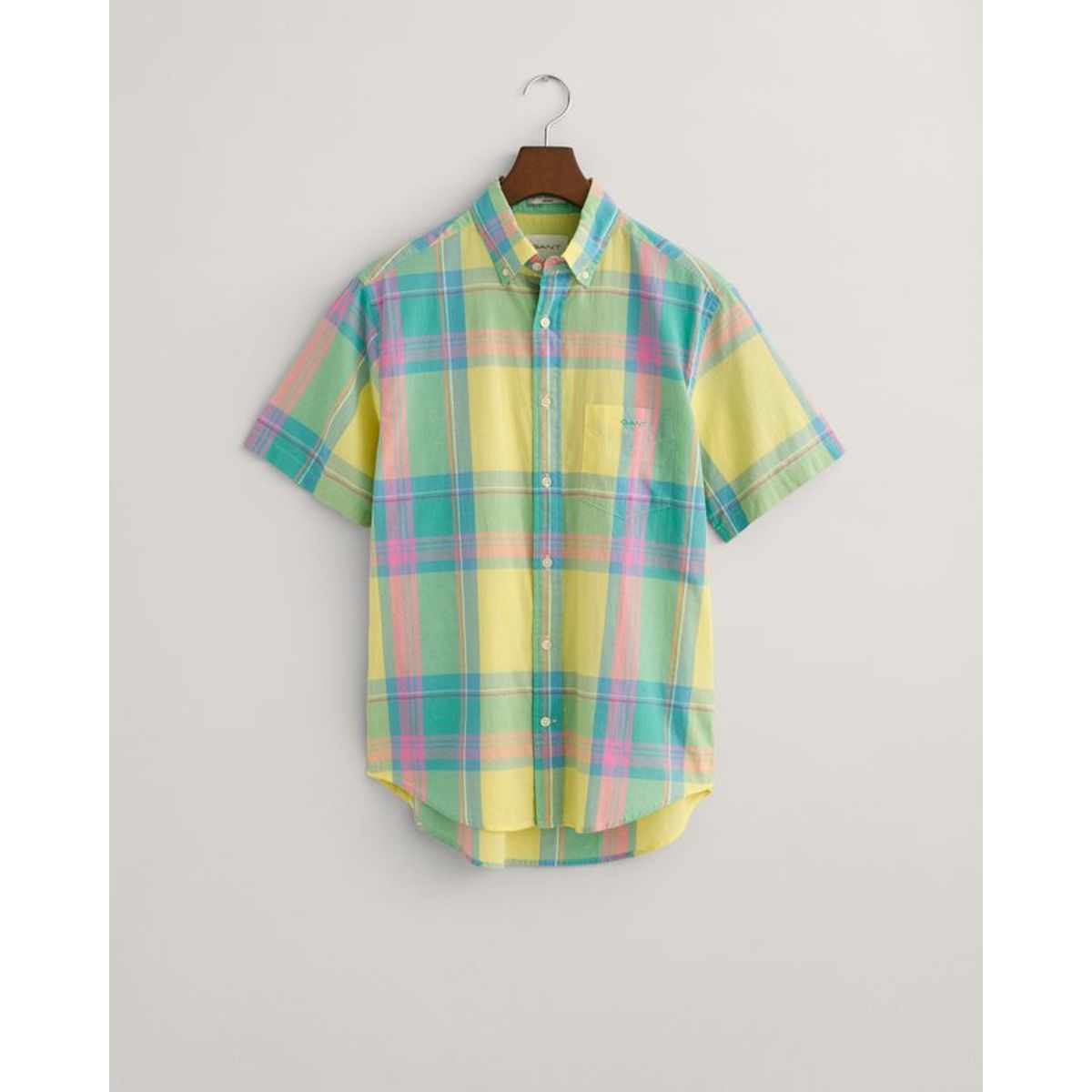 REG COLORFUL MADRAS SS SHIRT