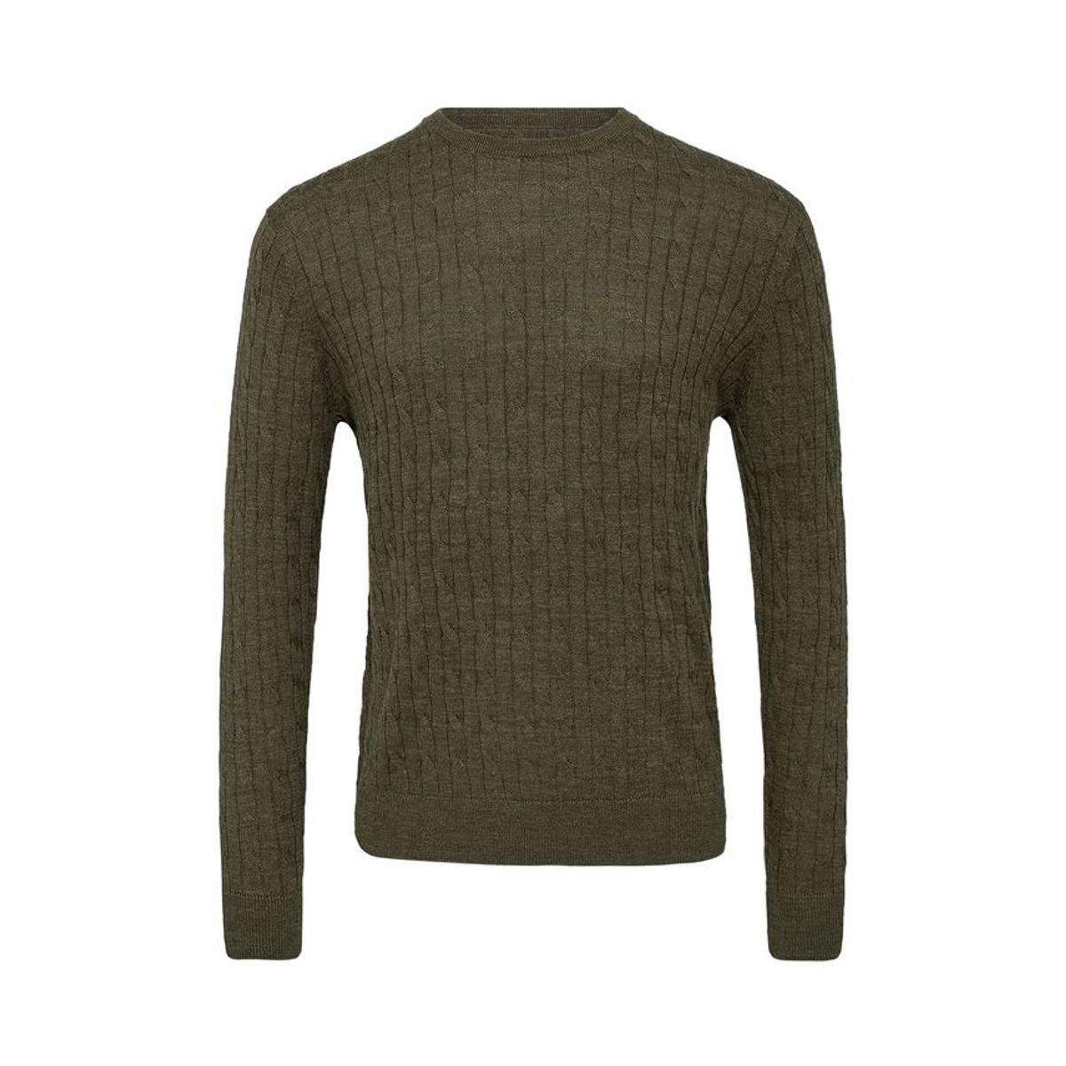 Mens merino o-neck modern fit