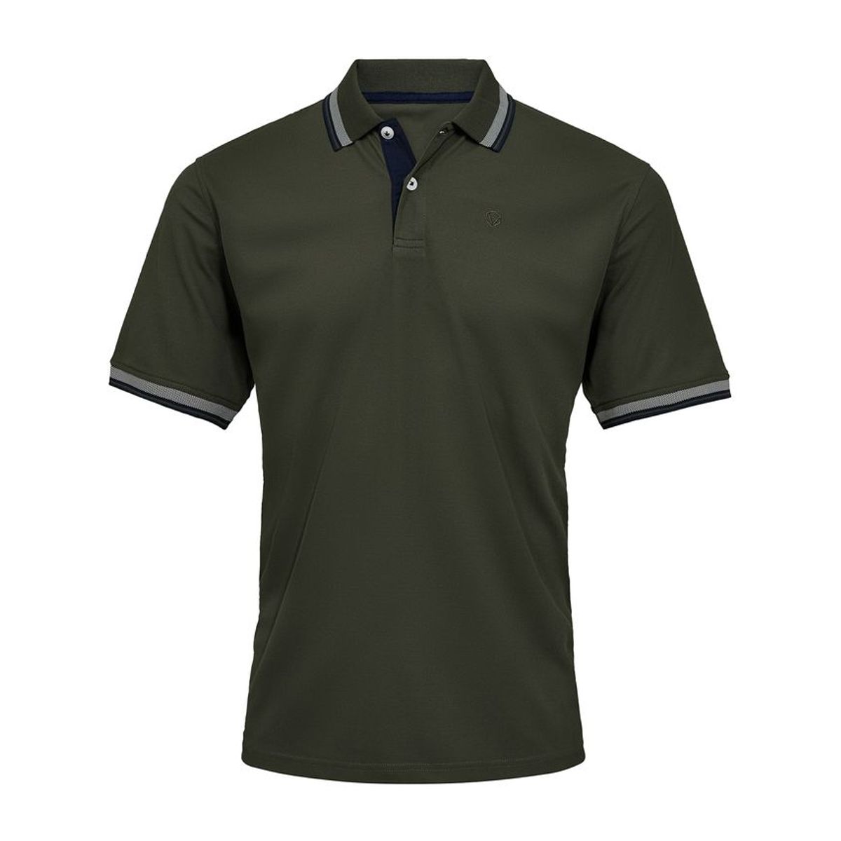 Mens performance polo modern