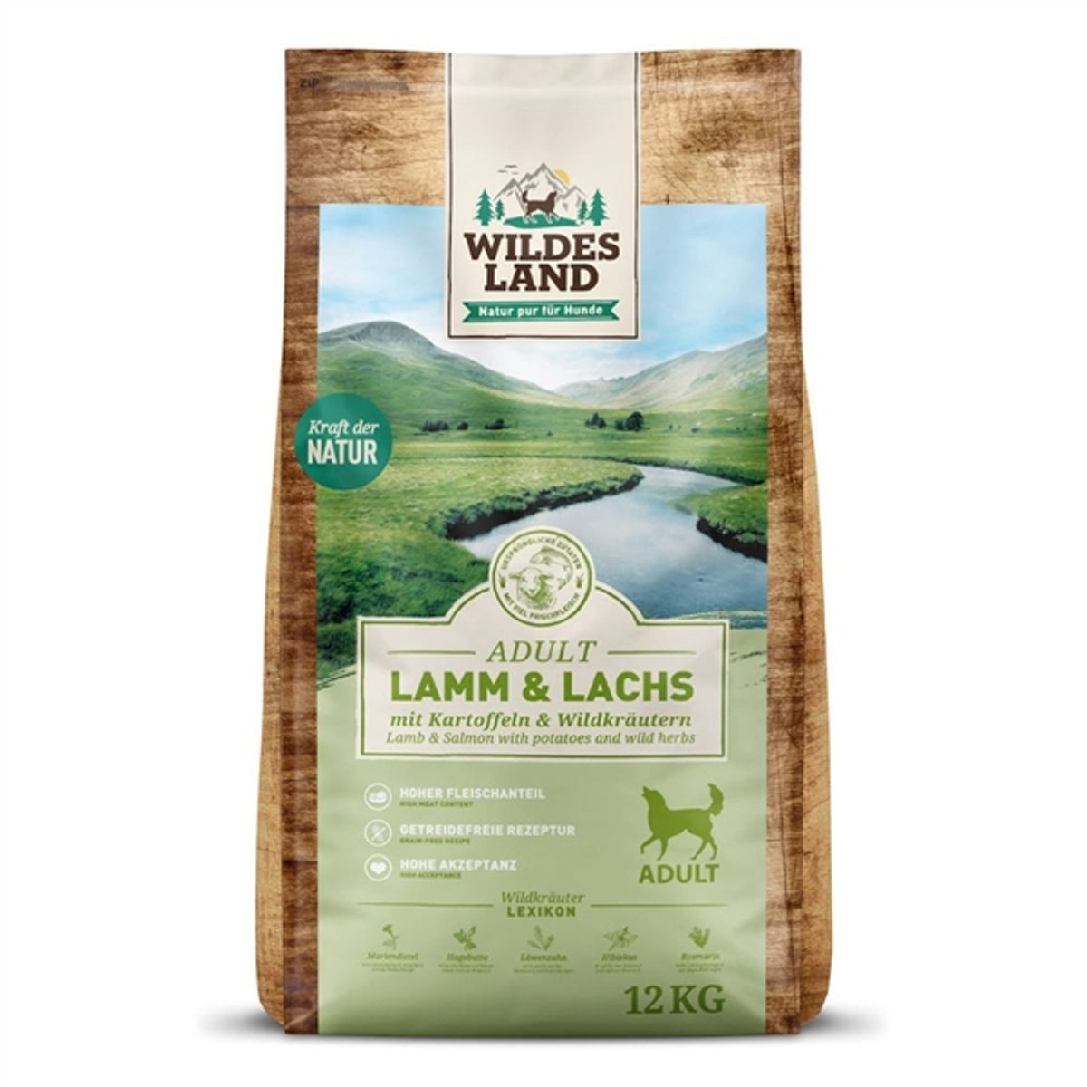 Wildes Land Classic Adult Lamb & Salmon, 12 kg