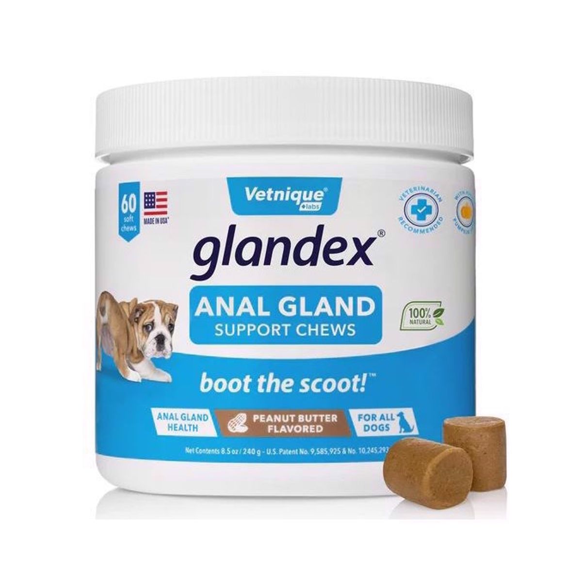 Glandex Soft Chew til sunde analkirtler, 120 stk