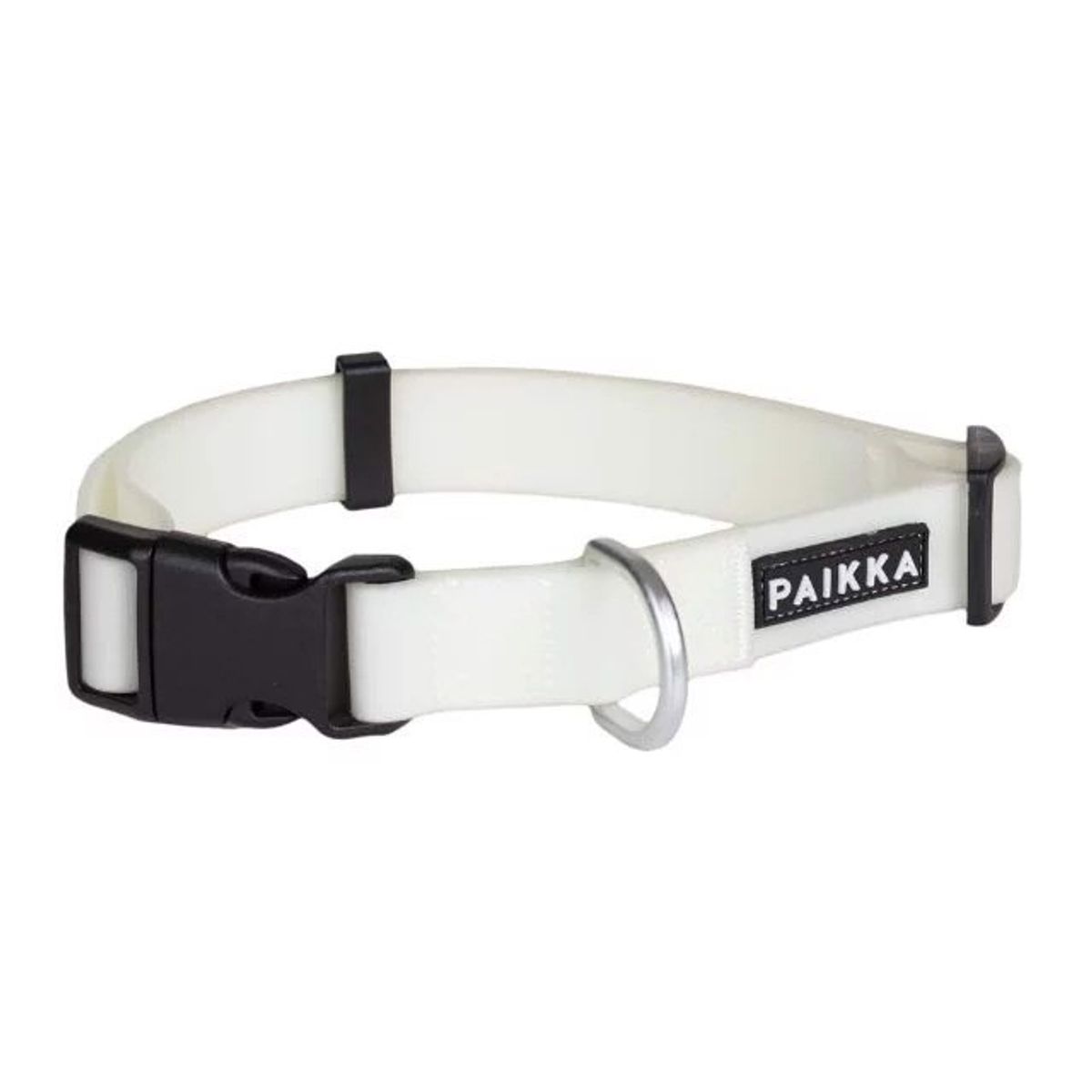 Paikka Glow Collar Hvid , fluorescerende halsbånd, 35 - 48 cm