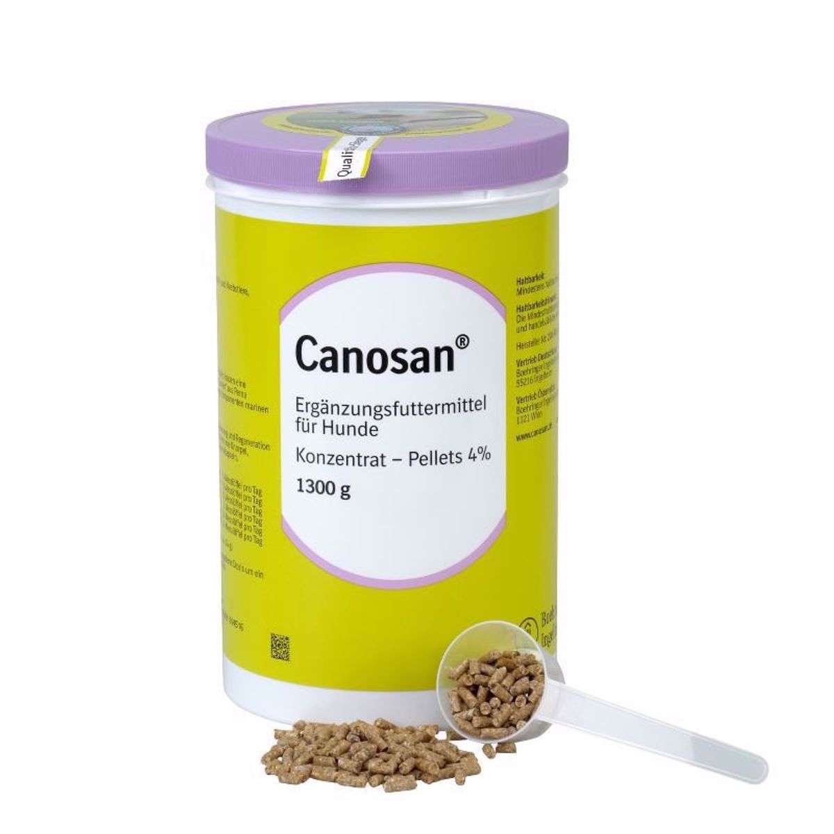 Canosan Grønlæbet Musling Pellets hund, 1.3 kg