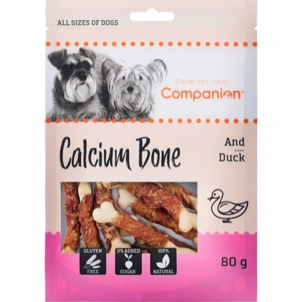 Companion Duck Calsium Bones, 80g