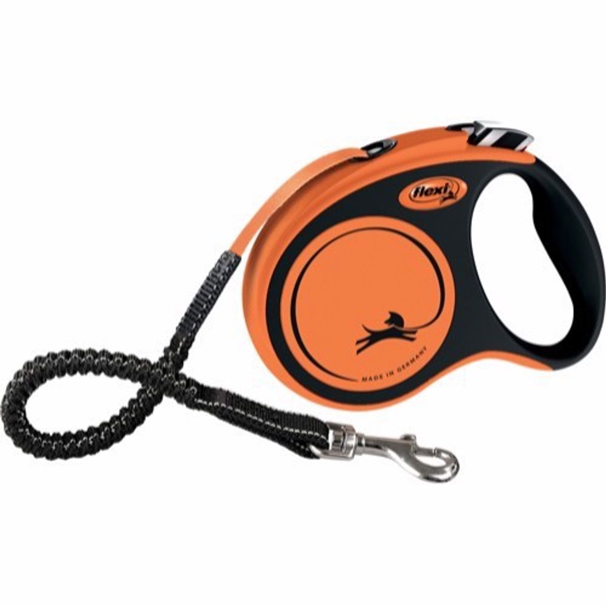 Flexi Xtreme, Bånd line, Large, Orange, 8M, Max 55 kg