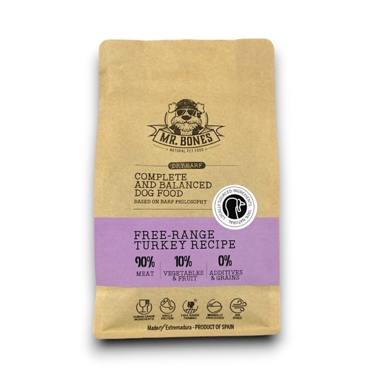 Mr. Bones Dry BARF Turkey Recipe, 450g