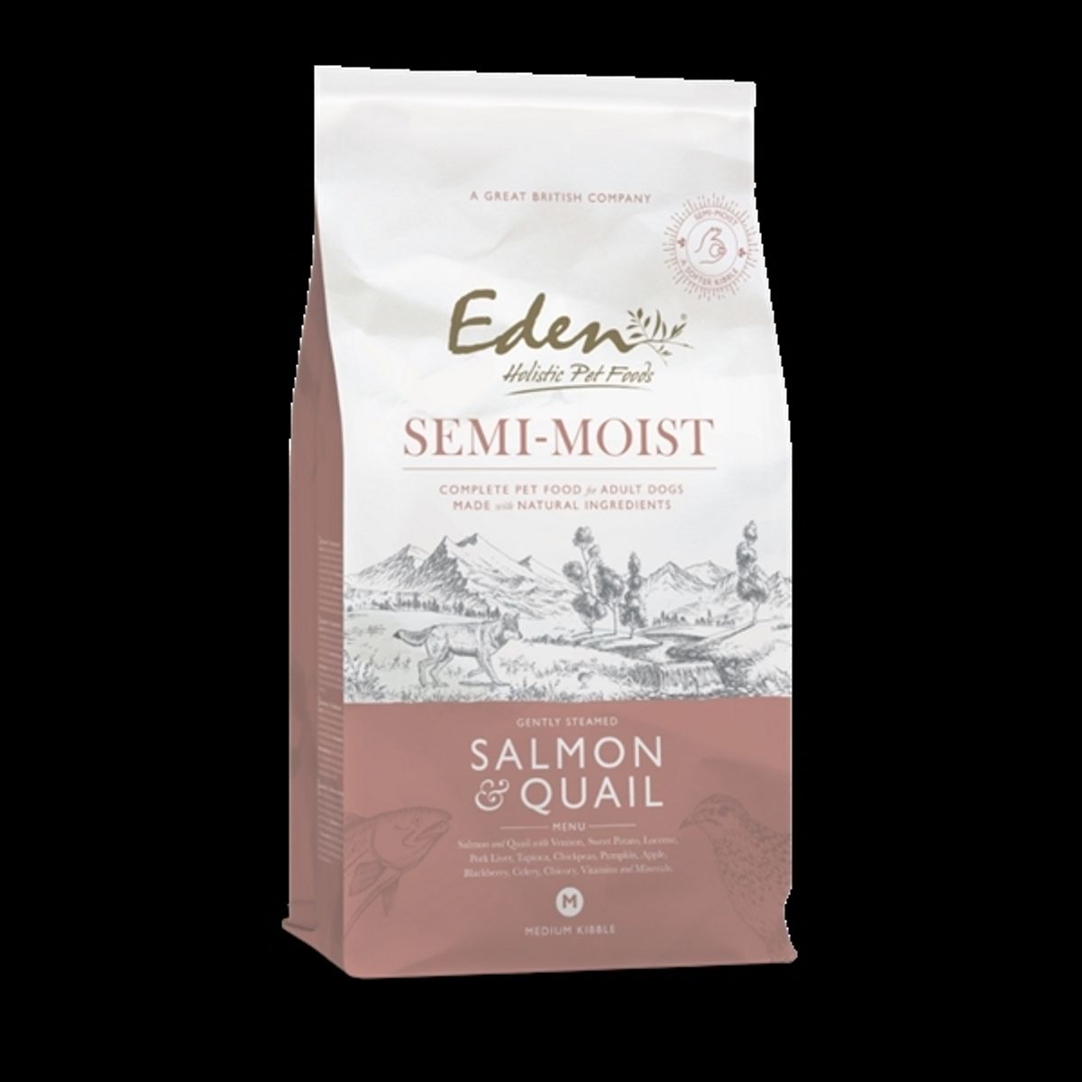 Eden Semi Moist Salmon & Quail, 2 kg