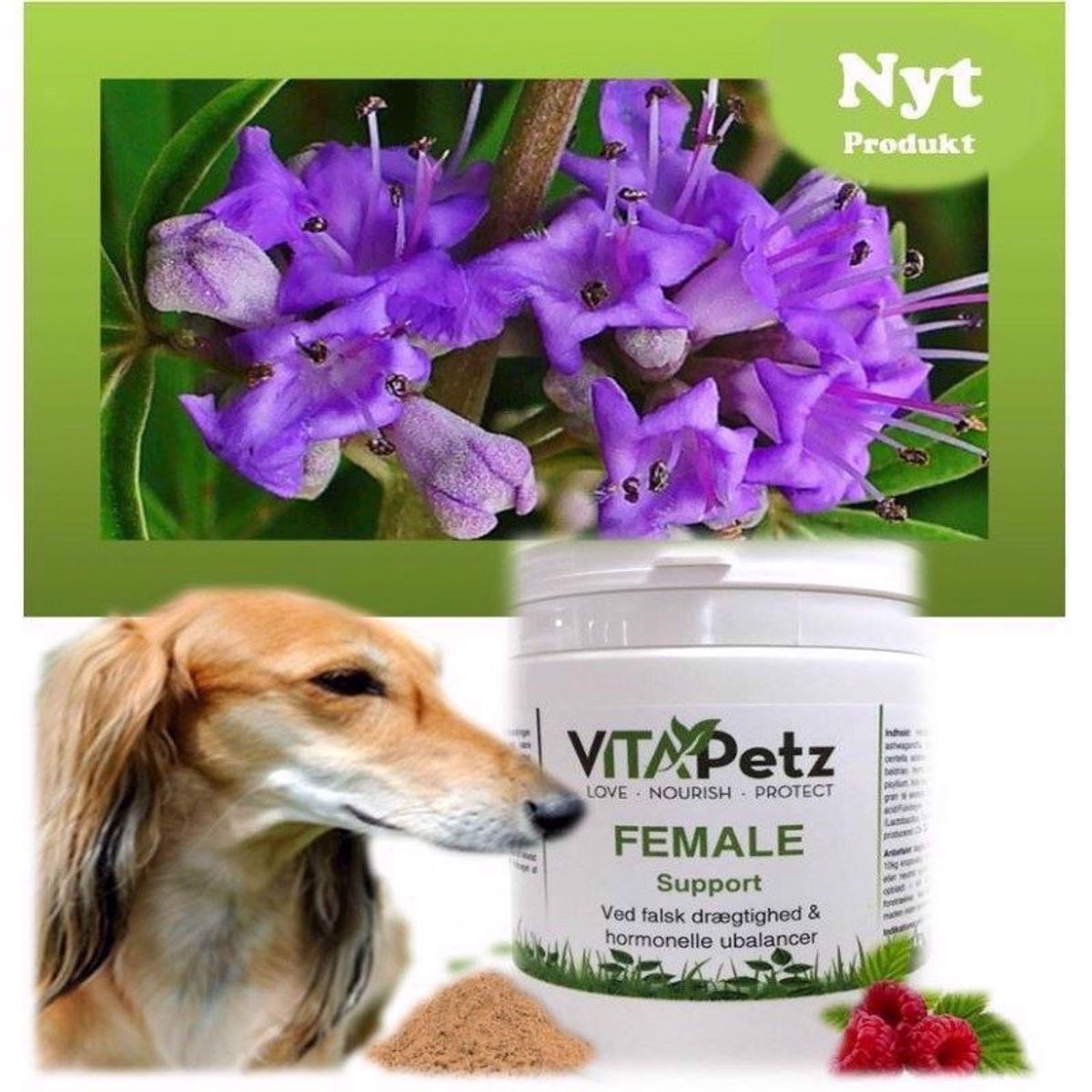 VitaPetz Female Support mod falsk drægtighed, 125g