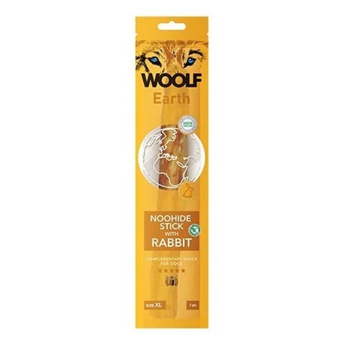 WOOLF Earth Noohide Sticks, 1 stk XL, Rabbit