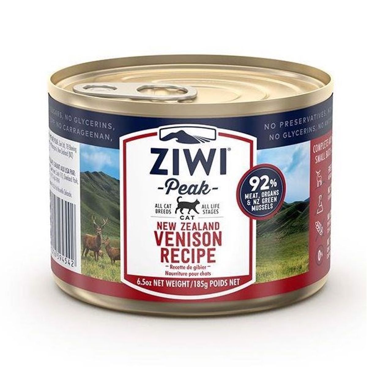 ZiwiPeak Cat dåsemad Venison, 185g