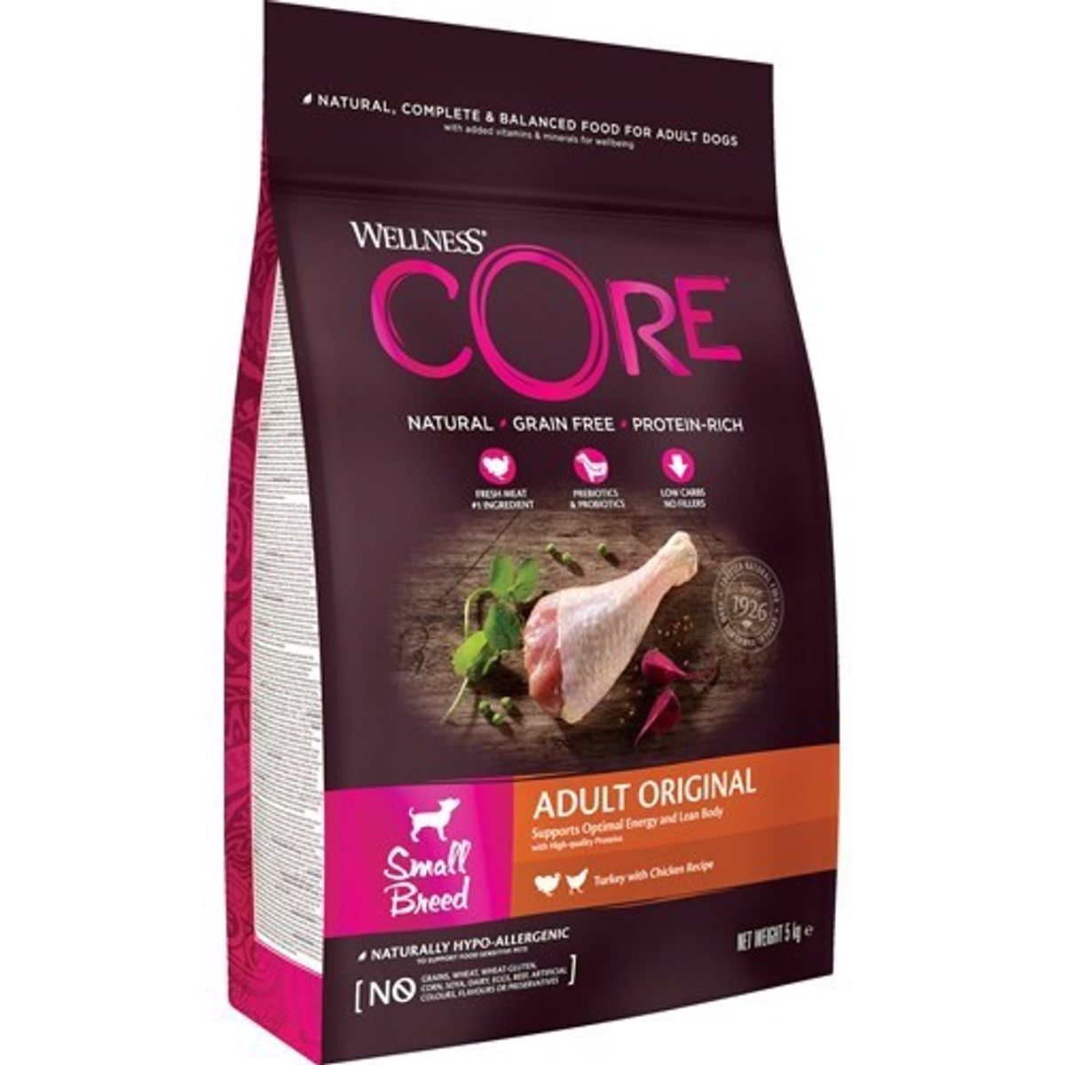 Wellness Core Adult Small Breed Original, 5 kg