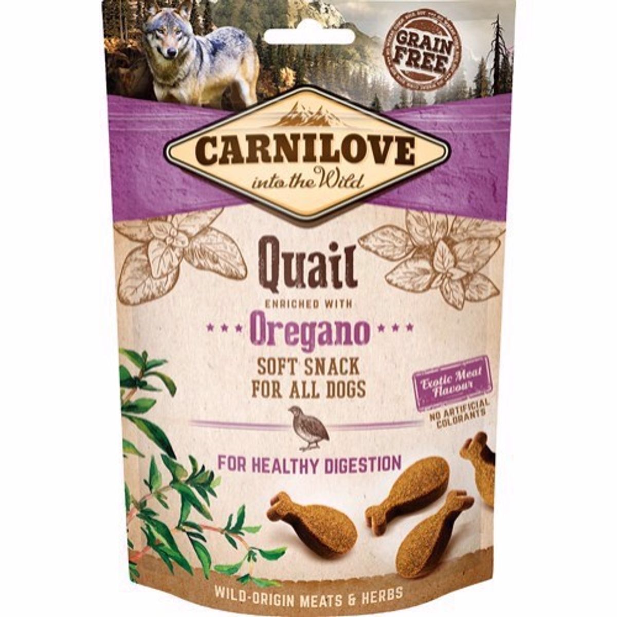 Carnilove Semi Moist Snack Vagtel, 200g