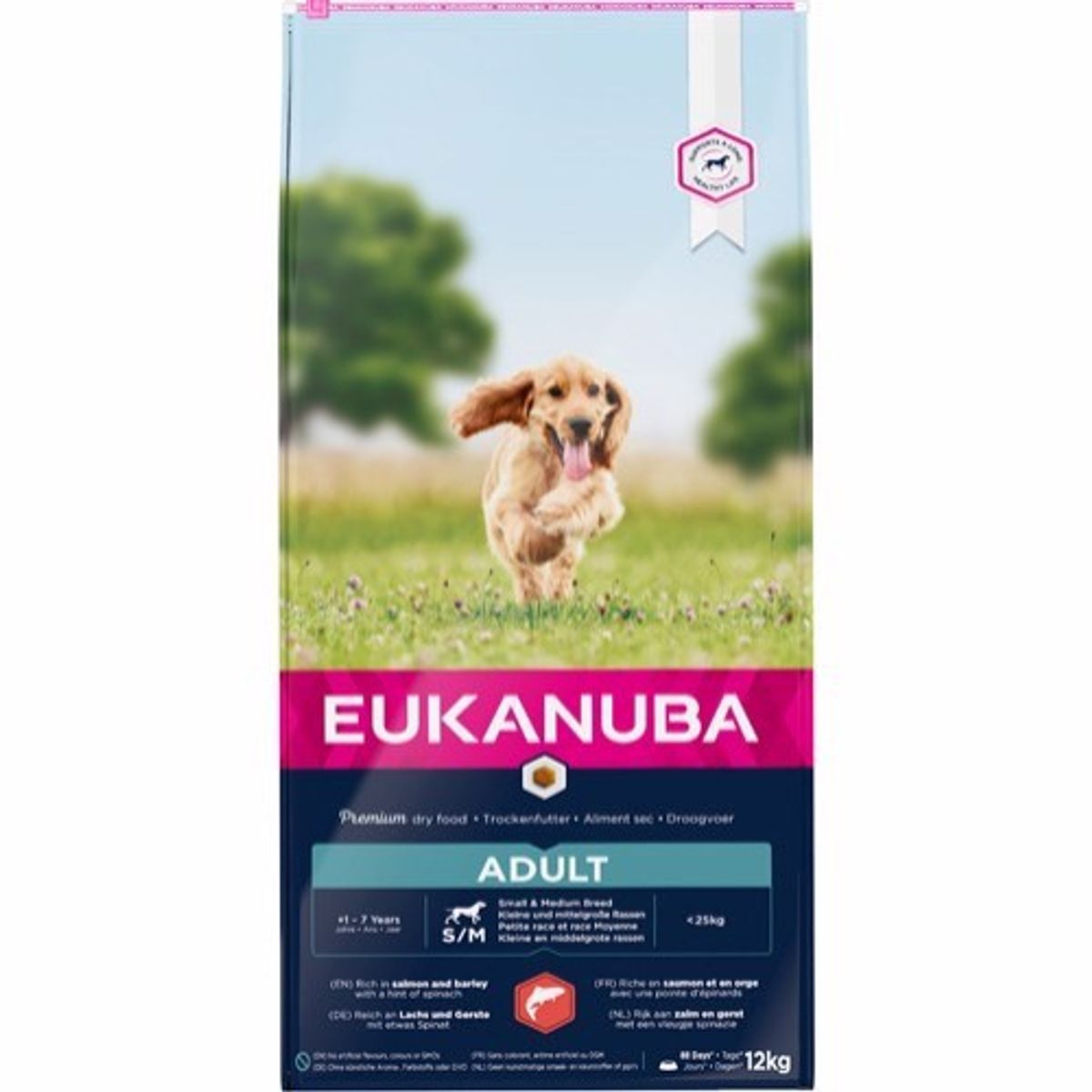 Eukanuba Adult Small/Medium, Salmon, 12 kg