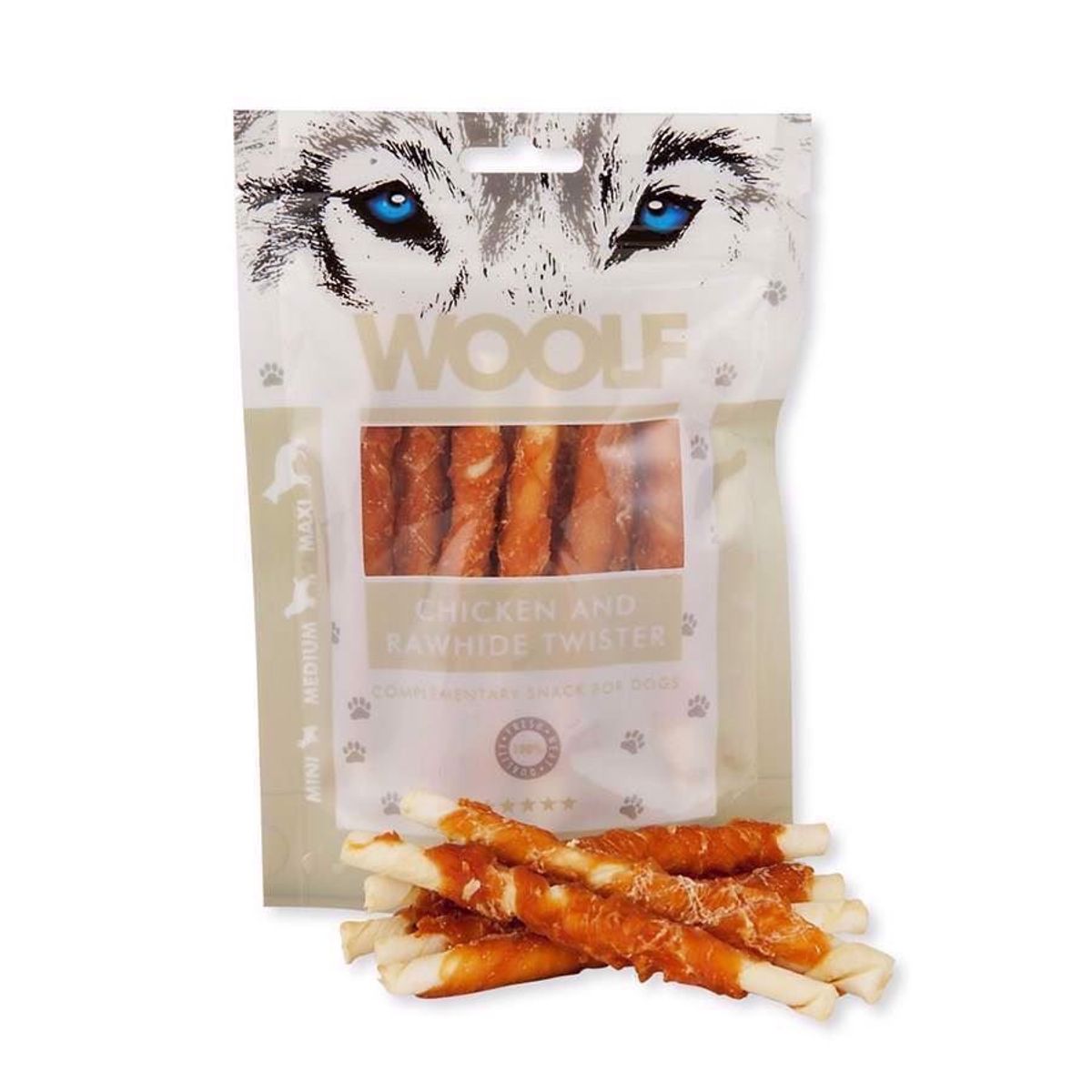 WOOLF Chicken og Rawhide Twister