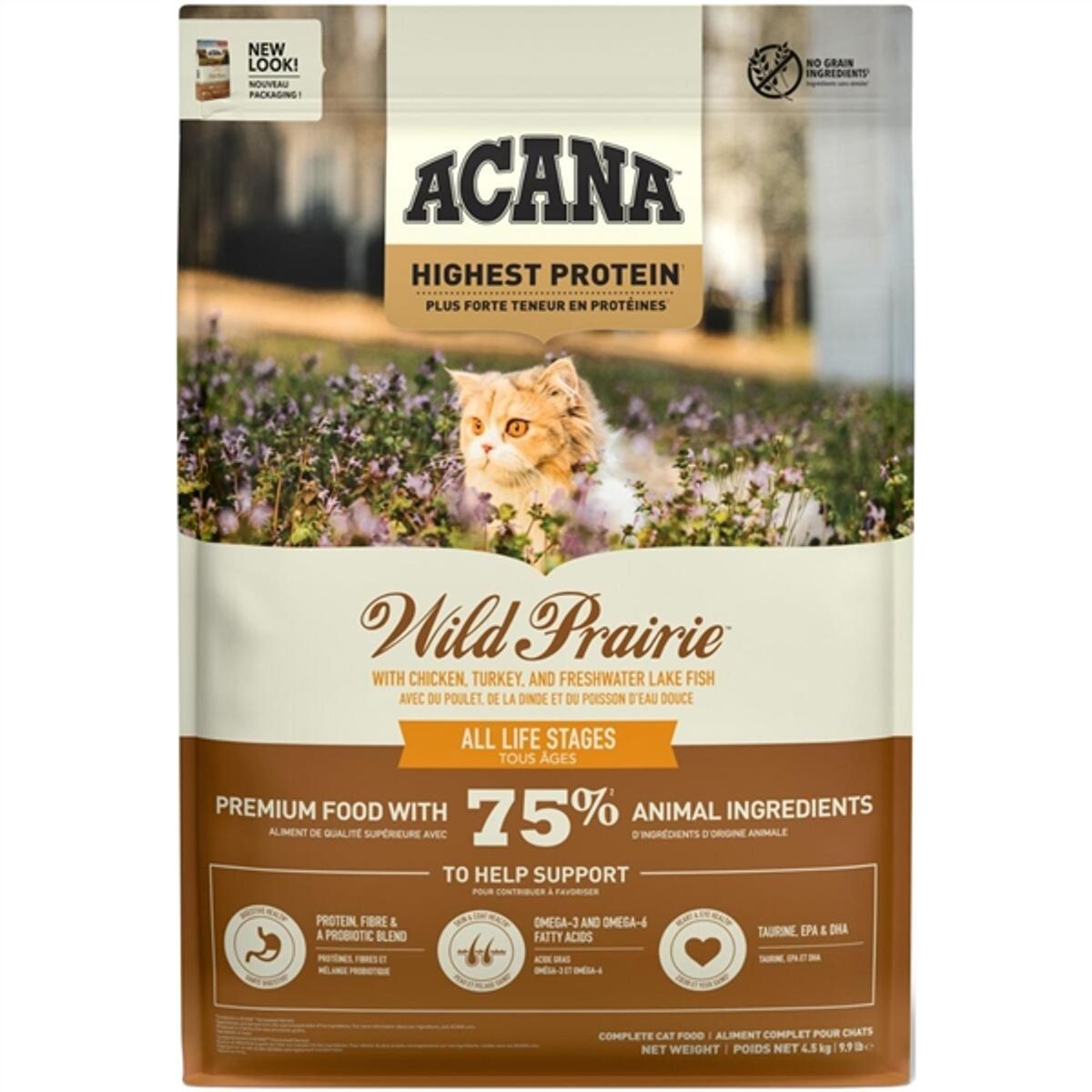 Acana Cat Highest Protein Wild Prairie, 4.5 Kg