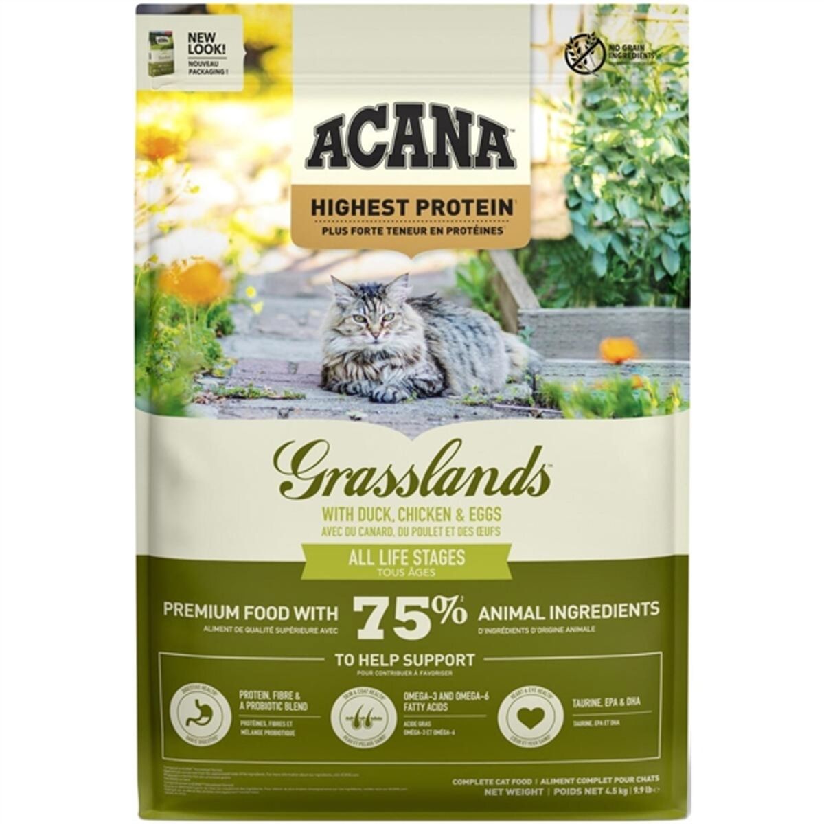 Acana Cat Highest Protein Grasslands, 4.5 kg