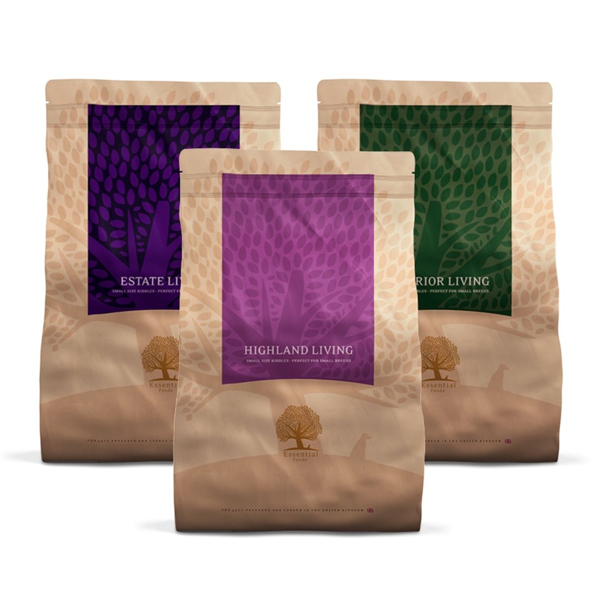 Essential Foods Countryside TasteBox Small Breed, 3 poser til små hunde