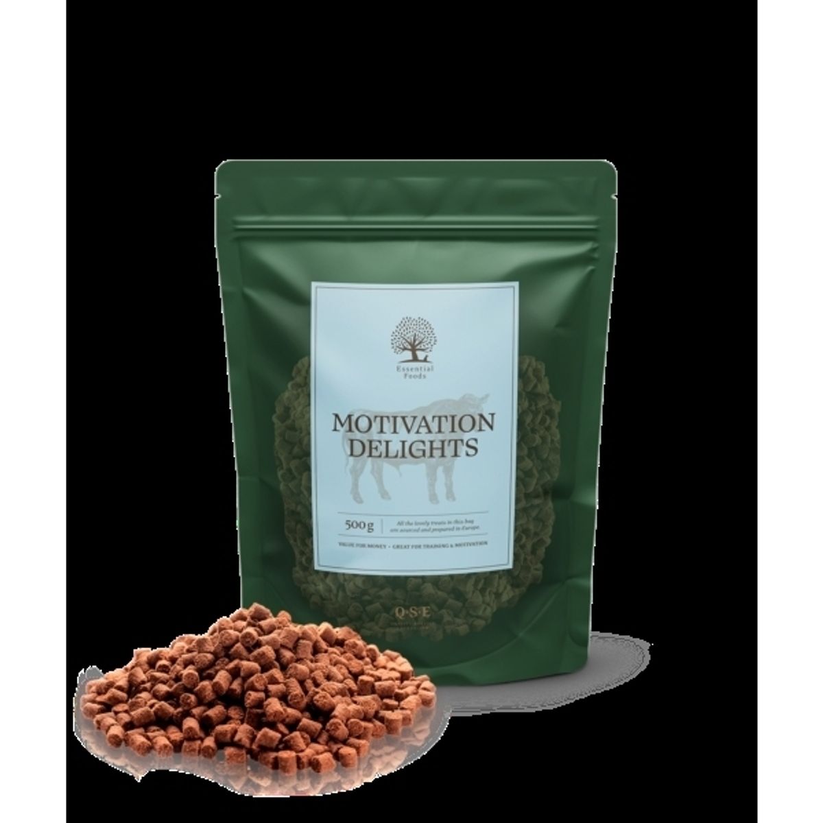 Essential Motivation Delights - træningsgodbidder, 500g