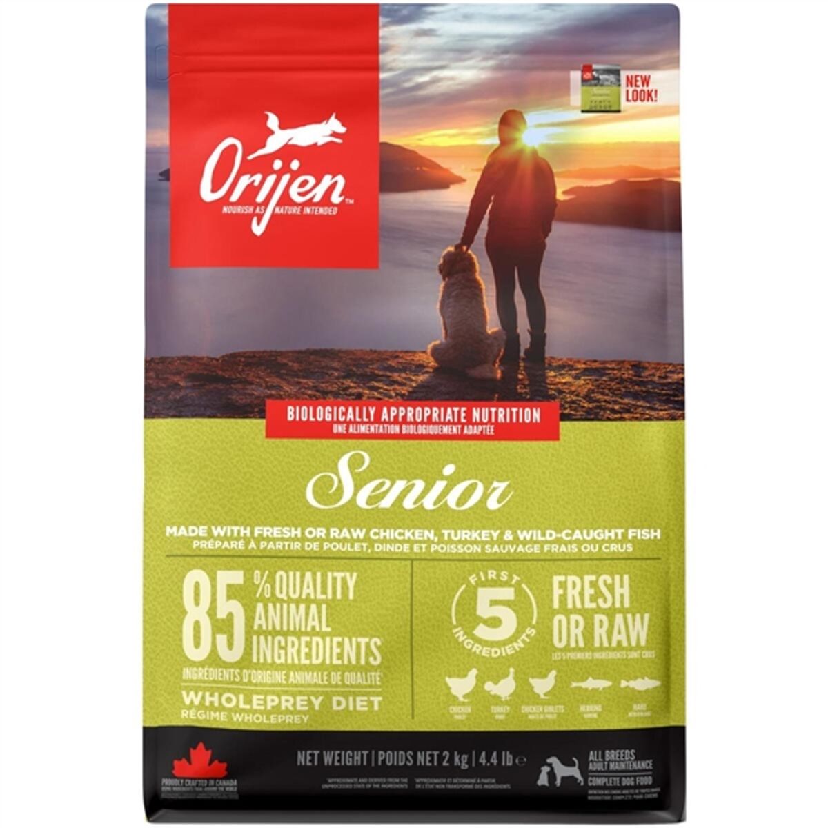 Orijen Senior hundefoder, 2 kg