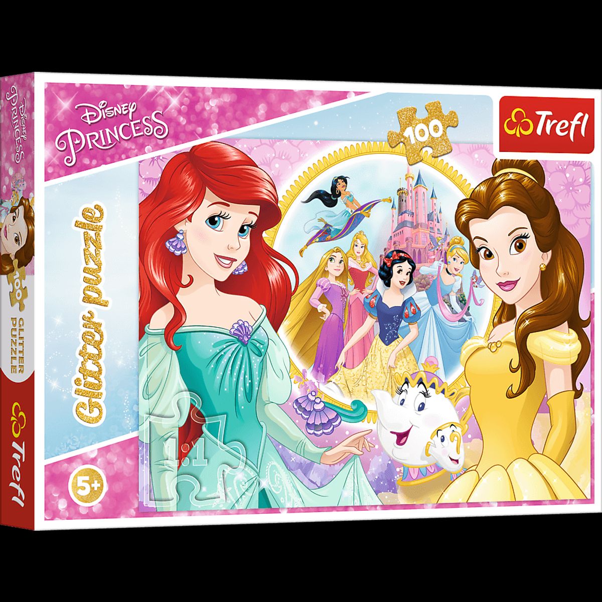 Disney Prinsesser Bell og Ariel - 100 brikker