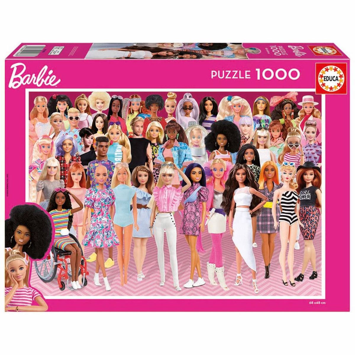 Barbie - 1000 brikker