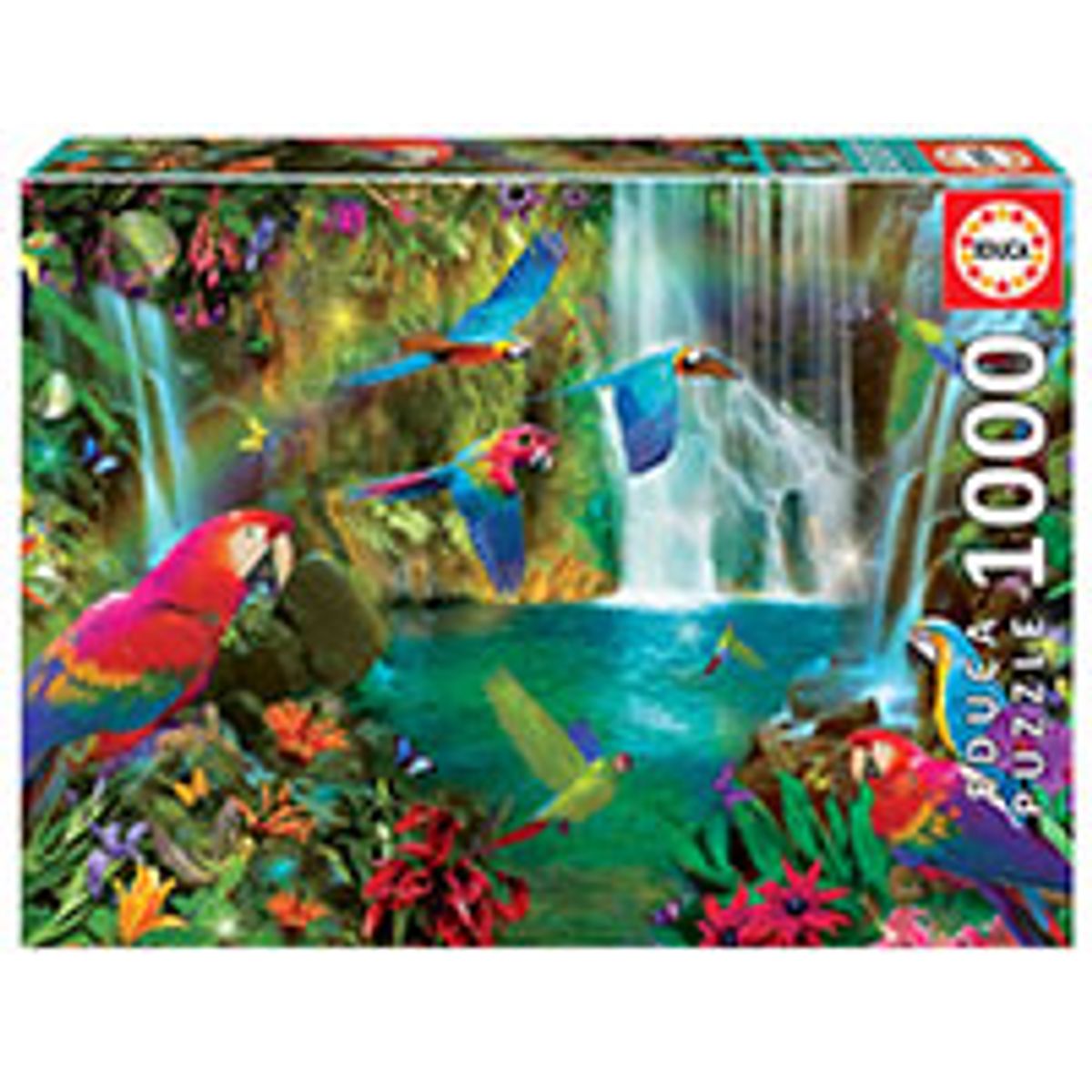 Tropical Parrots - 1000 brikker