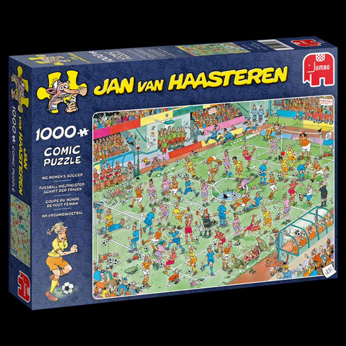 Jan van Haasteren: Kvindefodbold - 1000 brikker