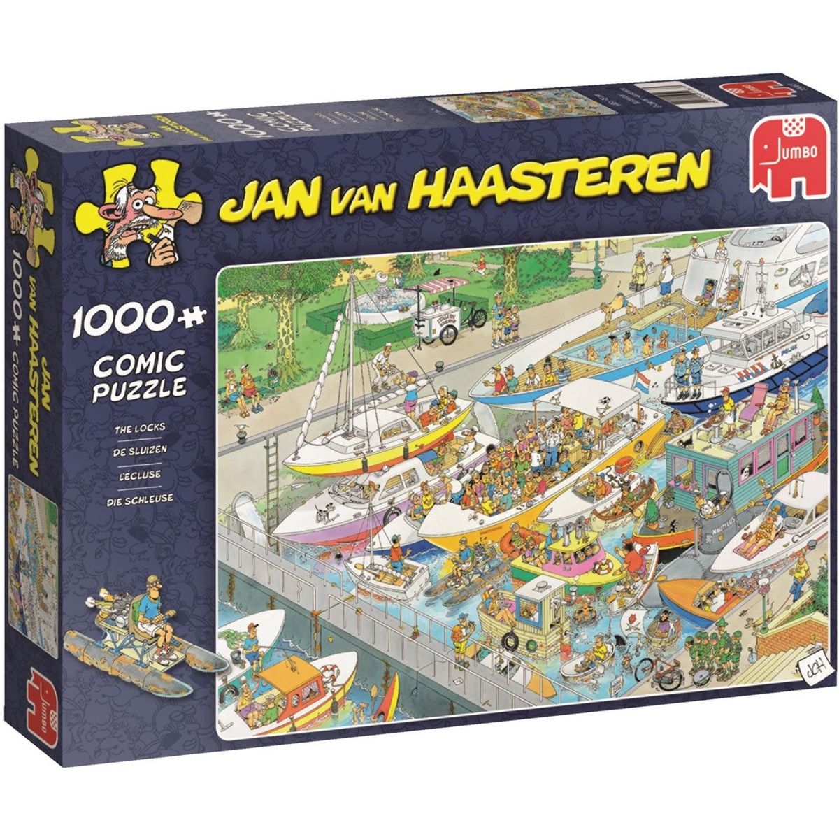 Jan van Haasteren: Slusen - 1000 brikker