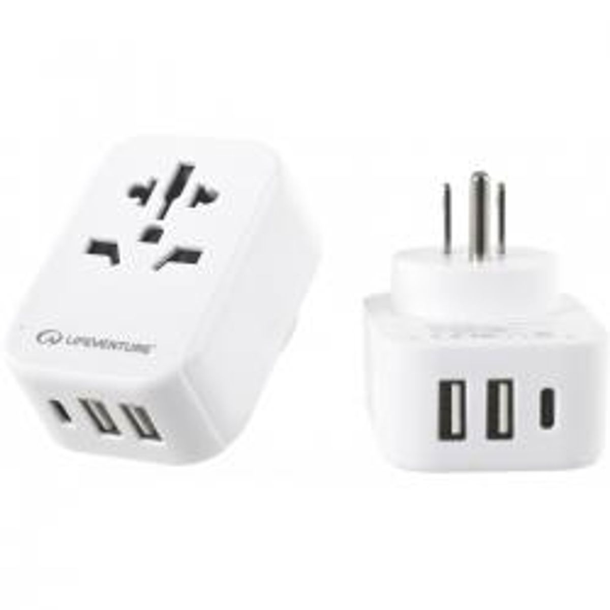 Lifeventure World To Us Travel Adaptor With Usb (& U - Adaptor