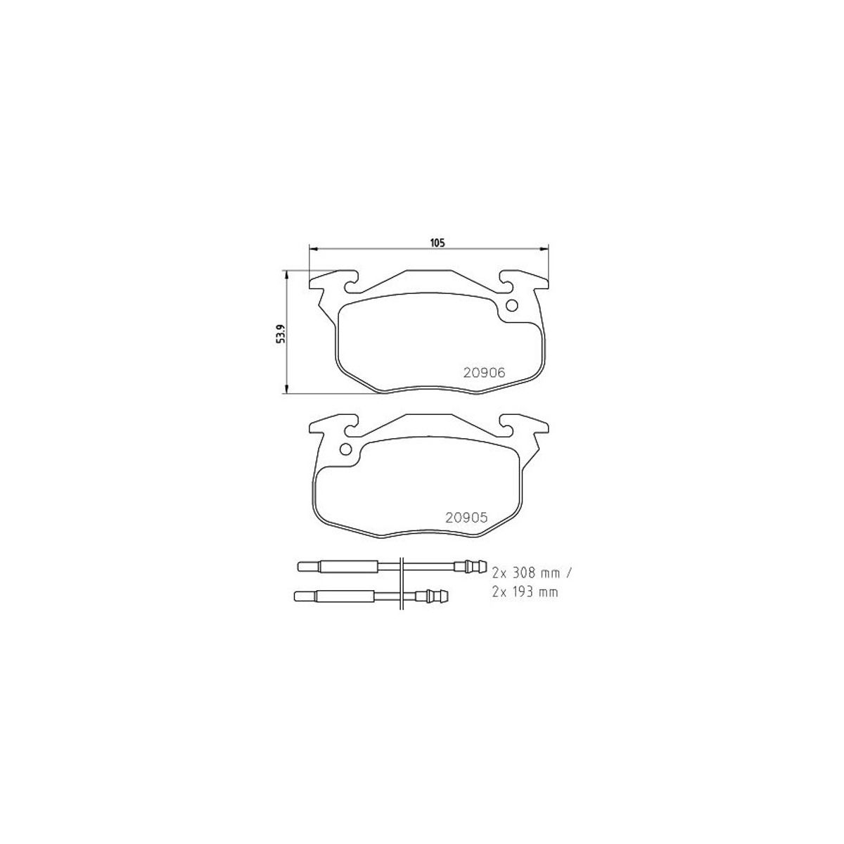 PAGID Bremseklodser Pagid (T9029) (Nedsat i pris*)