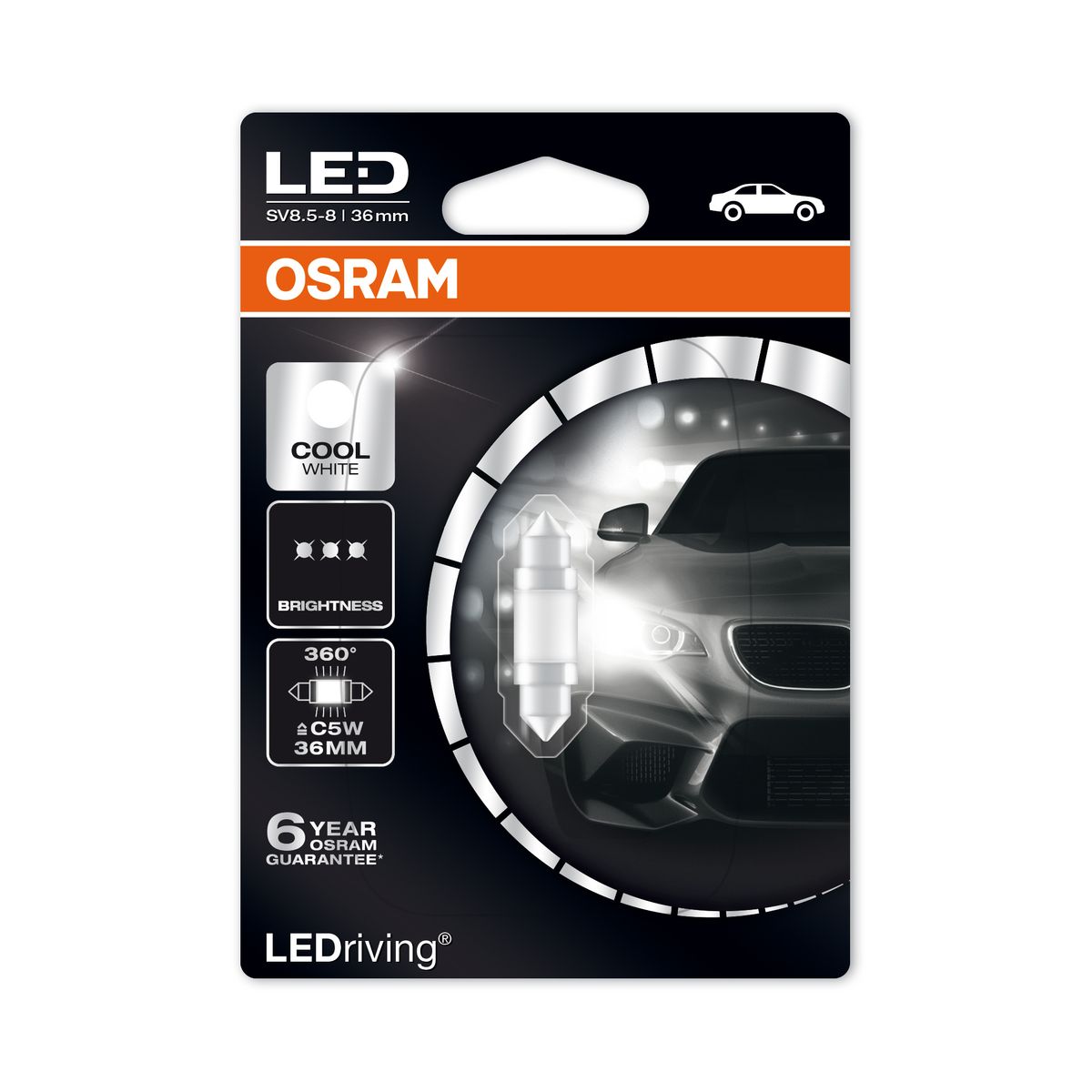 OSRAM Osram LED RETROFIT 12V PREMIUM C5W LED COOL WHITE 1W