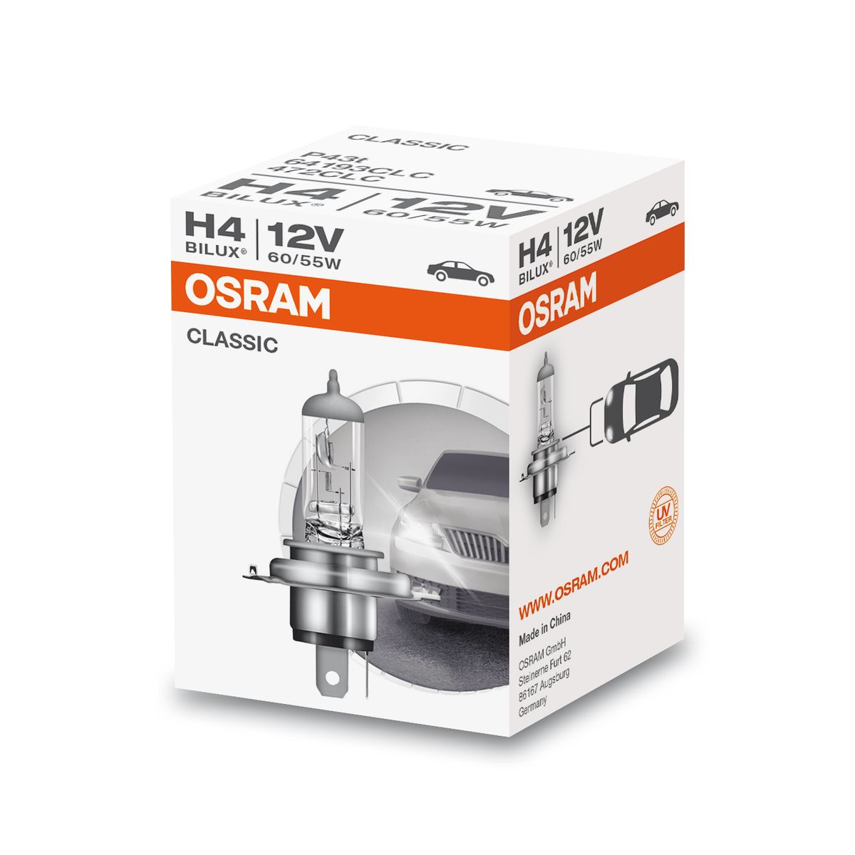 OSRAM Osram CLASSIC 12V H4 60/55W