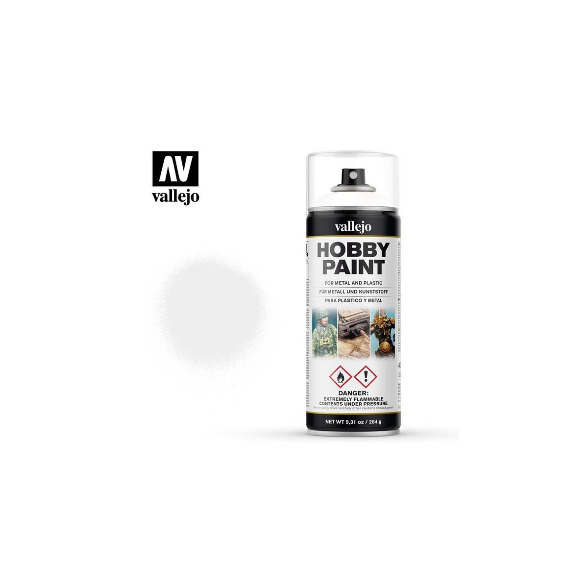 Hobby Paint Primer Basis White - Spraymaling - Vallejo