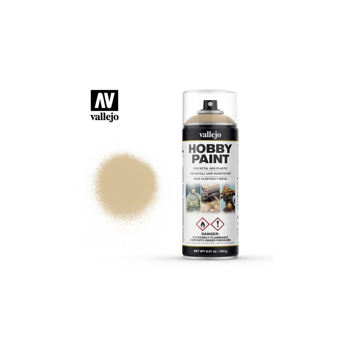 Hobby Paint Primer - Bone White - Spraymaling - Vallejo